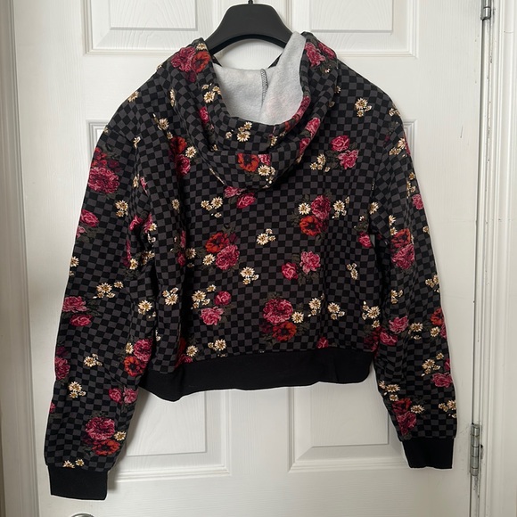 Vans Botanical Checkered Cropped Hoodie - Picture 7 of 8